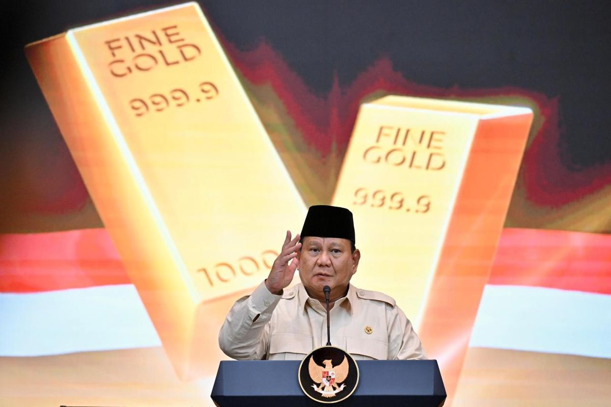 Prabowo Resmikan Layanan Bank Emas BSI, Dorong Inklusi dan Investasi