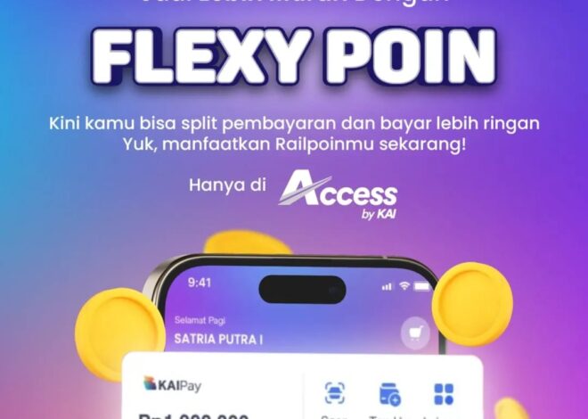 KAI Flexy Poin, Inovasi Pembayaran Tiket Kereta Api Lebih Fleksibel